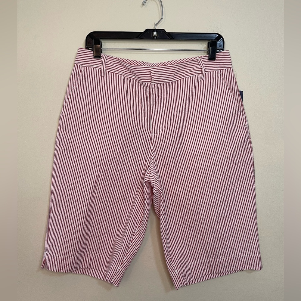 Chaps Women’s Casual Bermuda Striped Size 8. NWT - Picture 3 of 17
